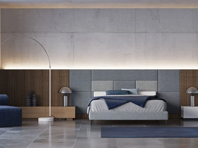 Letto Boiserie Brick + Sommier di Divaletti Home