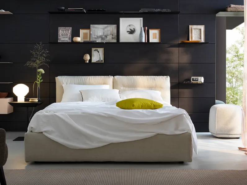 Letto in tessuto con box contenitore Bombosoft di Md House