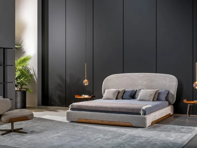 Letto con testiera Olos Bed di Bonaldo