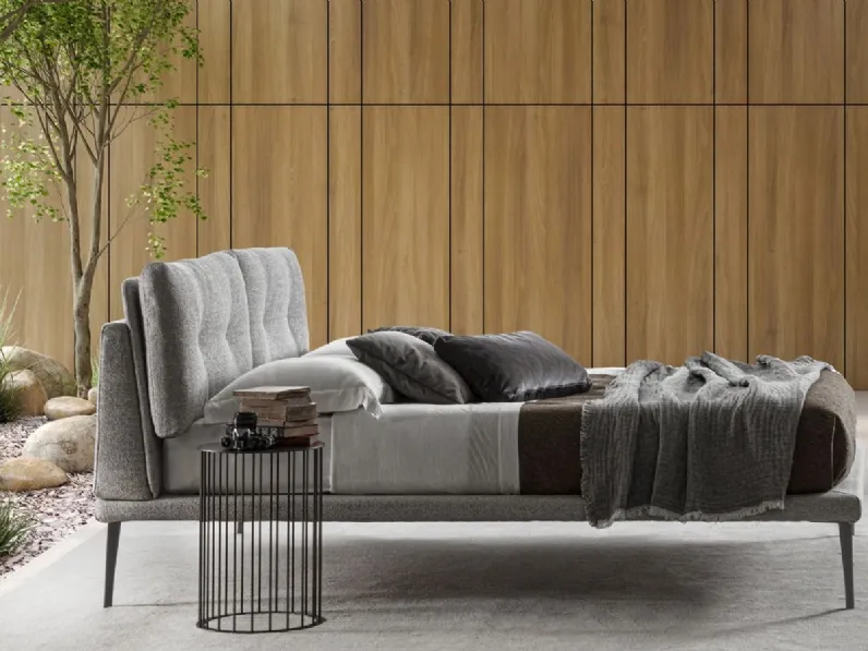 Letto in tessuto imbottito Bonfire di Flexstyle