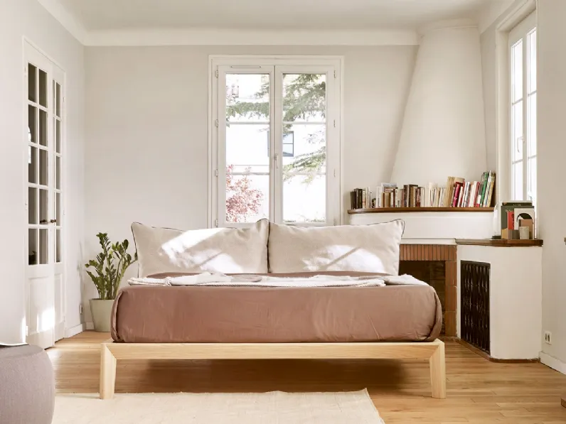 Letto Bora finitura Natural Oak di Treku