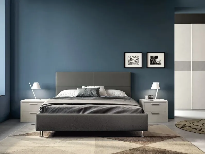 Letto in ecopelle Bora di SantaLucia