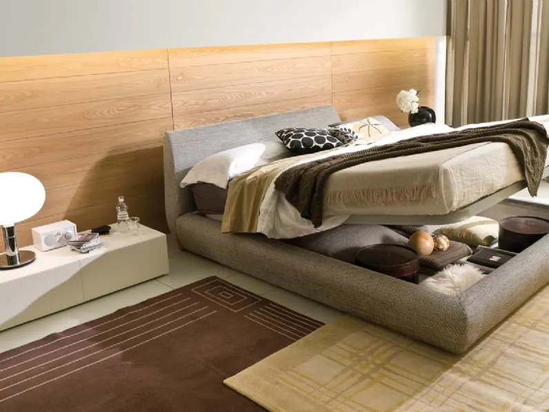 Letto Bubble Imbottito con contenitore di Radice Mobili