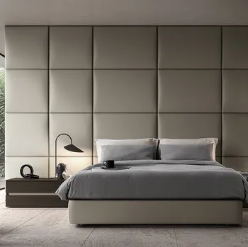 Letto BuildMe in pelle con box contenitore di Kico
