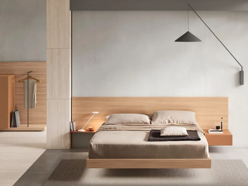 Letto con testiera Bumpy di Maronese