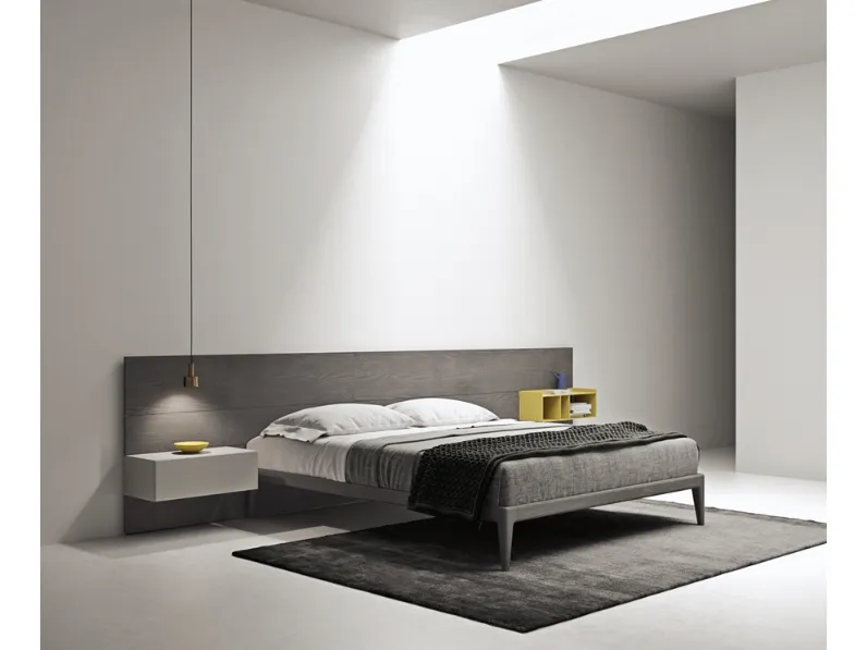 Letto Bun Sommier in legno di Kristalia