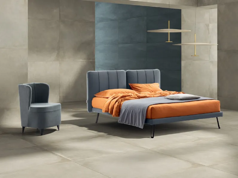 Letto in tessuto Camilla di Stilfar Italia