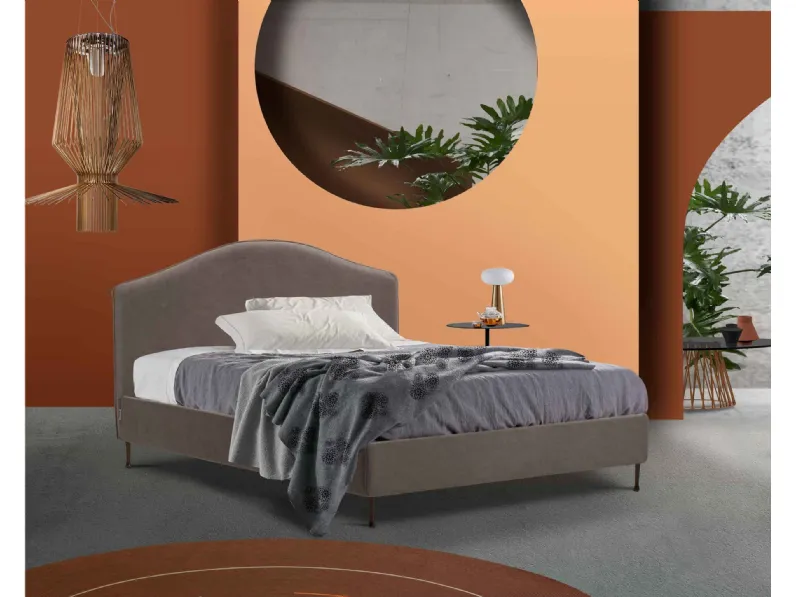 Letto in tessuto Cassiopea di Lettissimi