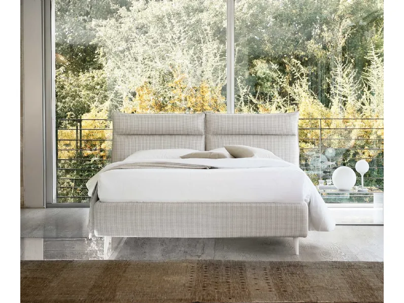 Letto con contenitore Cefalù di Noctis