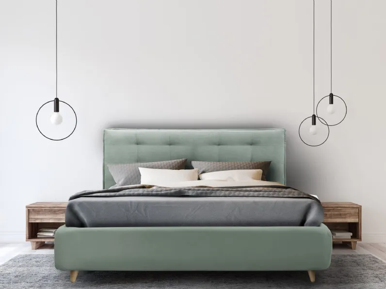 Letto imbottito Chloe di Florentiabed