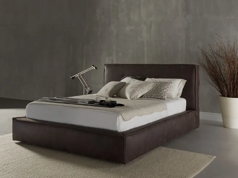 Letto con testiera e box contenitore Club di Flexstyle