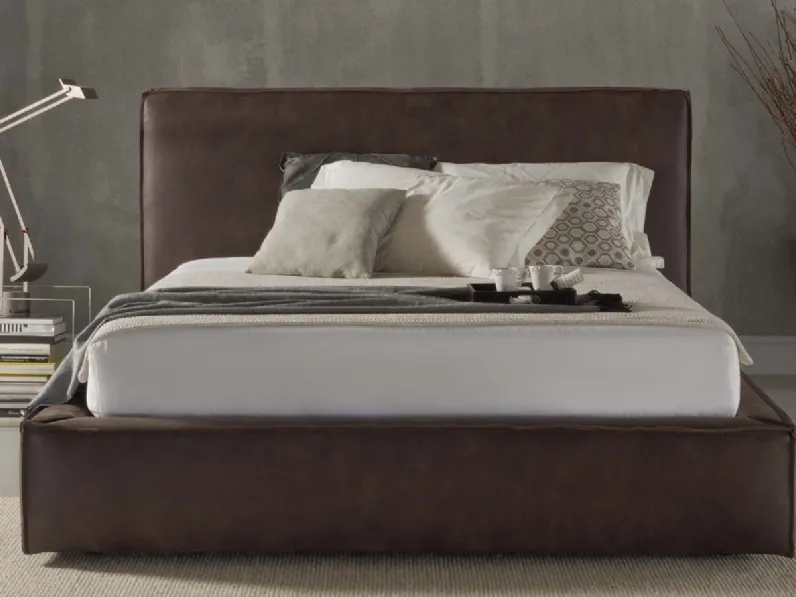 Letto con testiera e box contenitore Club di Flexstyle