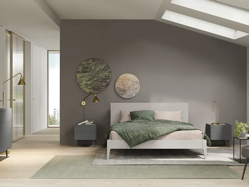 Letto matrimoniale Mushy di Colombini Casa