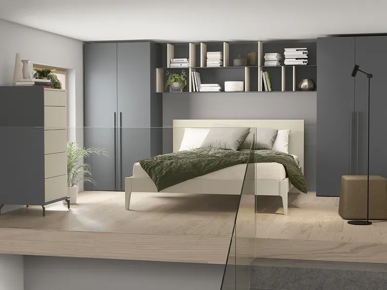 Letto matrimoniale Mushy di Colombini Casa