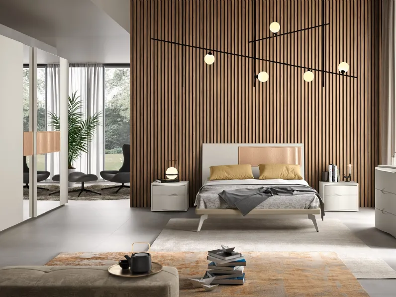 Letto con testiera Composizione 13 di Corso 11