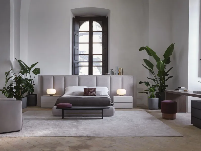 Letto con testiera Wall di Conte