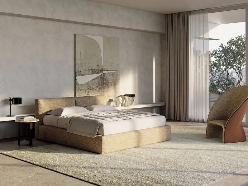 Letto con box contenitore Cooper Soft di Frigerio