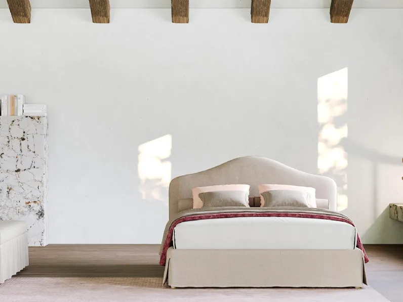Letto classico con contenitore Daniel di Divaletti Home