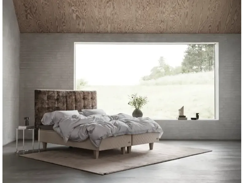 Letto matrimoniale con testiera Dante di Duxiana