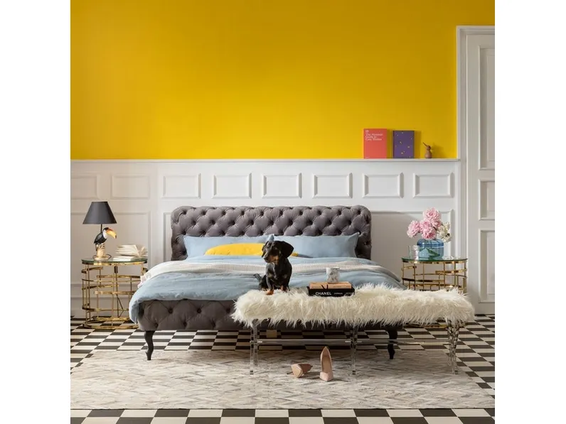 Letto imbottito Desire di Kare Design