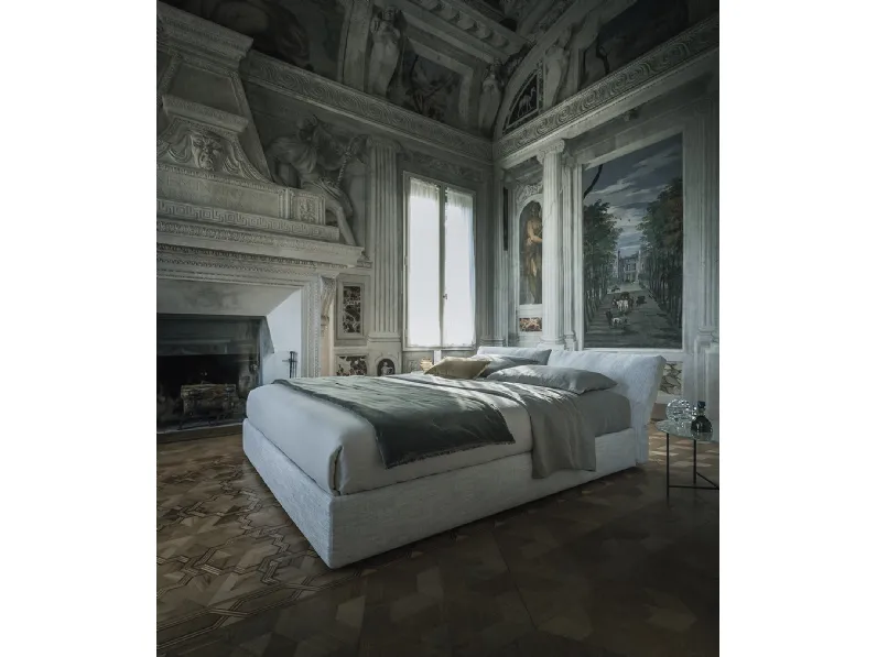 Letto matrimoniale in tessuto Hab di Desirèe