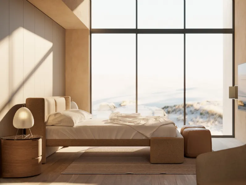 Letto imbottito Dimora di Kristalia