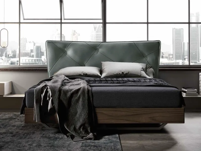 Letto imbottito Dione di Imab
