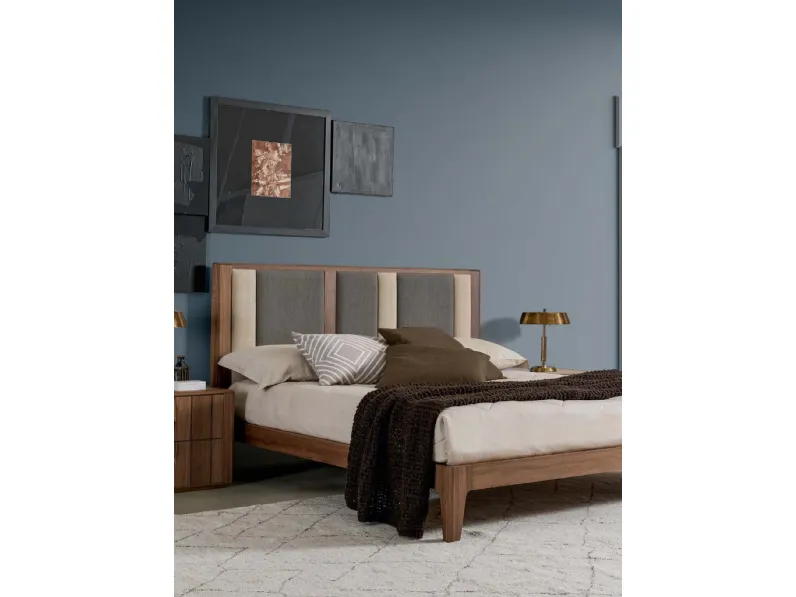 Letto Domino imbottito di Modesign