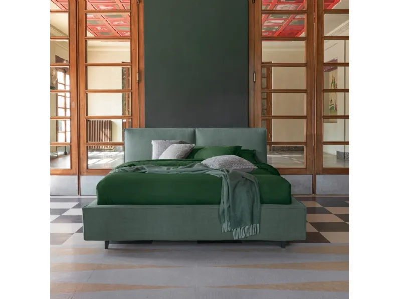 Letto Bill in tessuto imbottito di Dorelan Letti