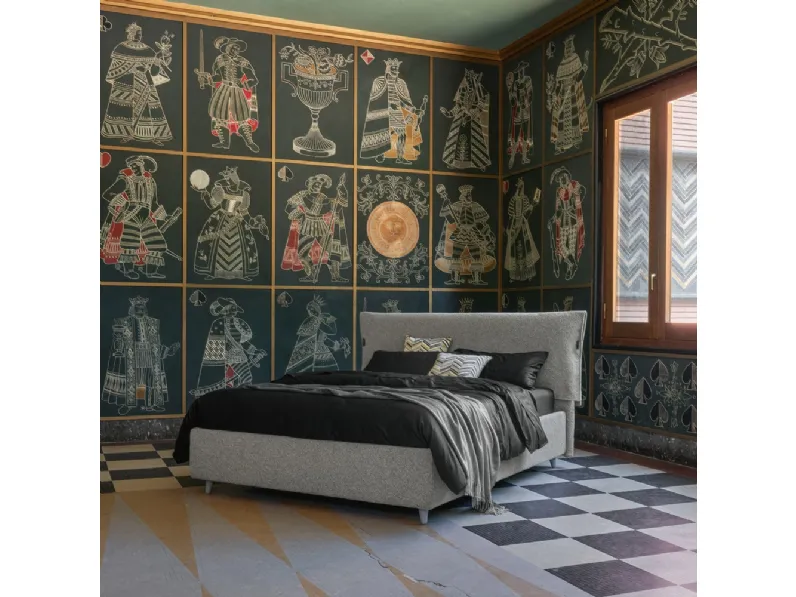 Letto Damien con testiera di Dorelan Letti