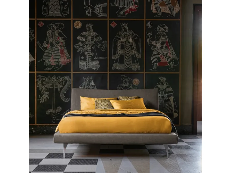 Letto in pelle Gio di Dorelan Letti