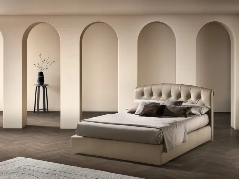 Letto matrimoniale Dream in ecopelle di Bside