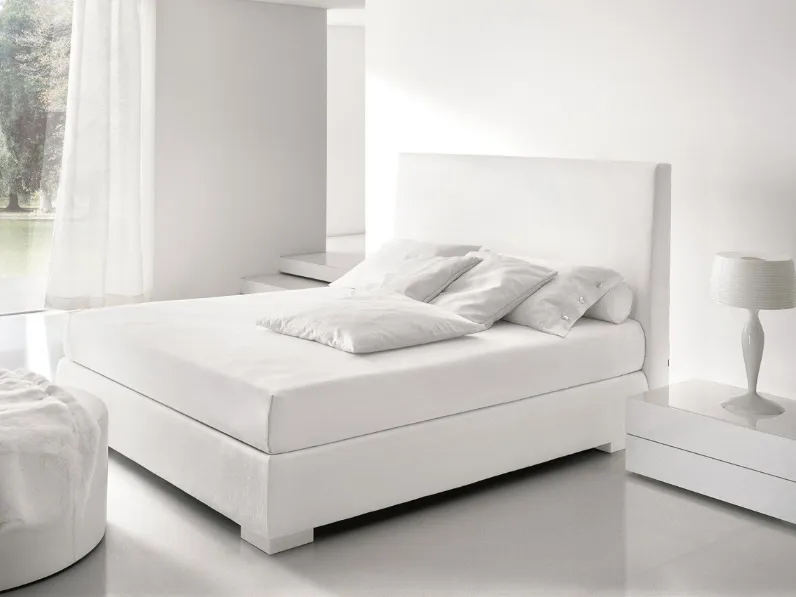Letto Aron Alto con box contenitore di Duomo Design