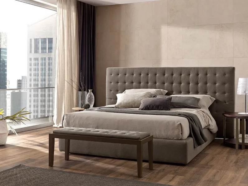 Letto Ground con box contenitore di Duomo Design