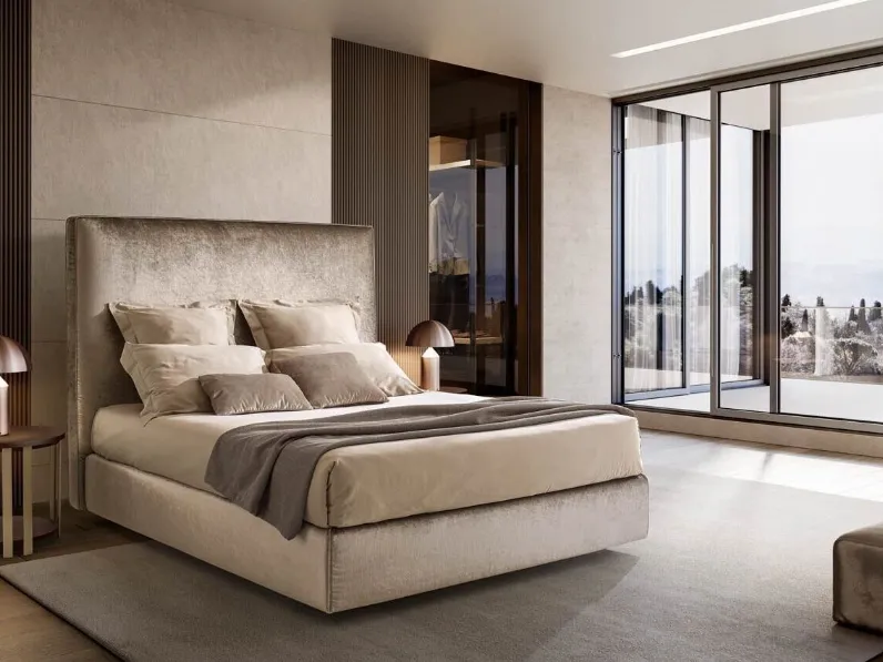 Letto Mono Alto con box contenitore di Duomo Design