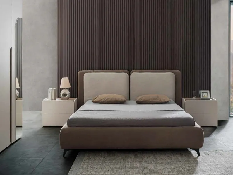 Letto Easy 2|4 IC420 in tessuto imbottito di Imba Srl