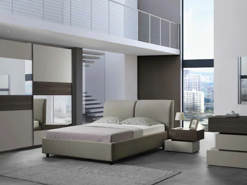 Letto in tessuto imbottito Easy 2|4 IC423 di Imba Srl