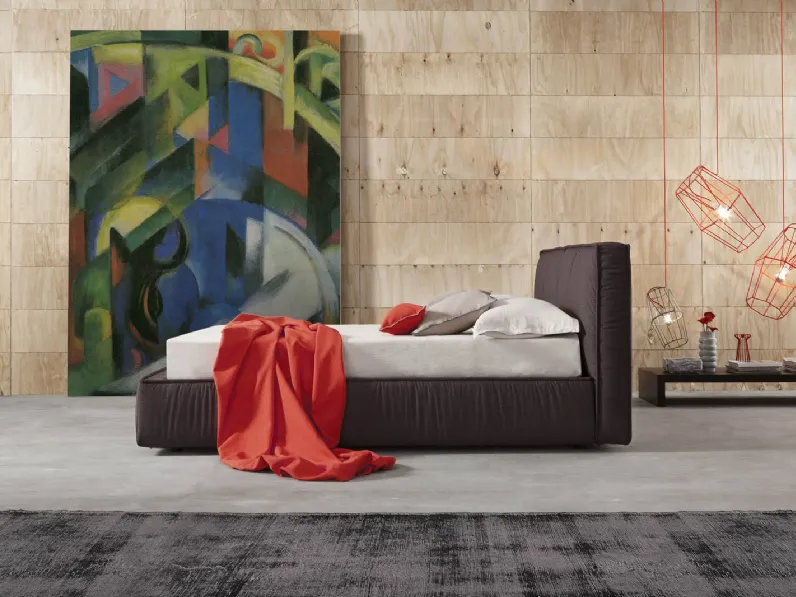 Letto matrimoniale imbottito Easy di Novaluna