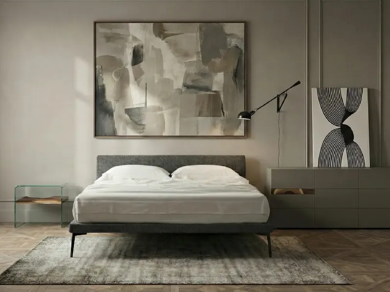 Letto Ebridi Mid-Century di Horm