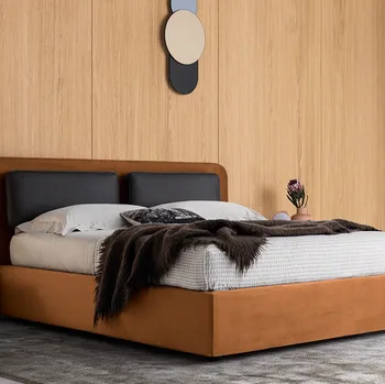 Letto in tessuto imbottito Echo di Kico