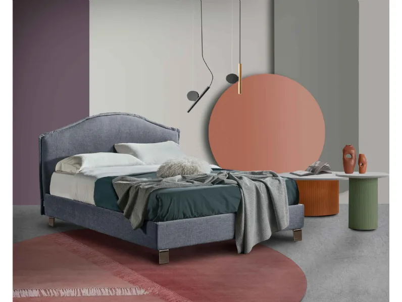 Letto classico Elettra con contenitore di Lettissimi