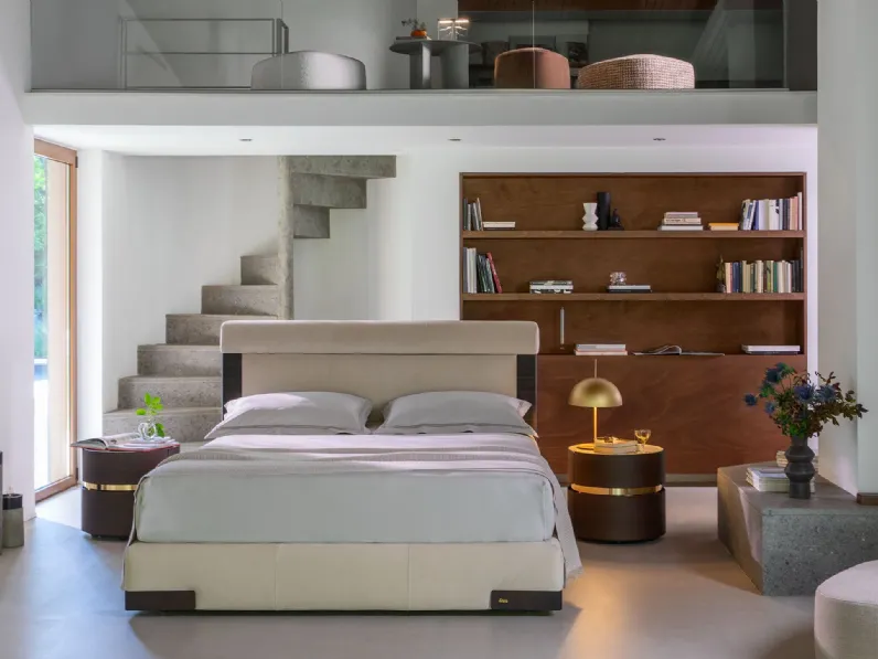 Letto con box contenitore Elia di Flou