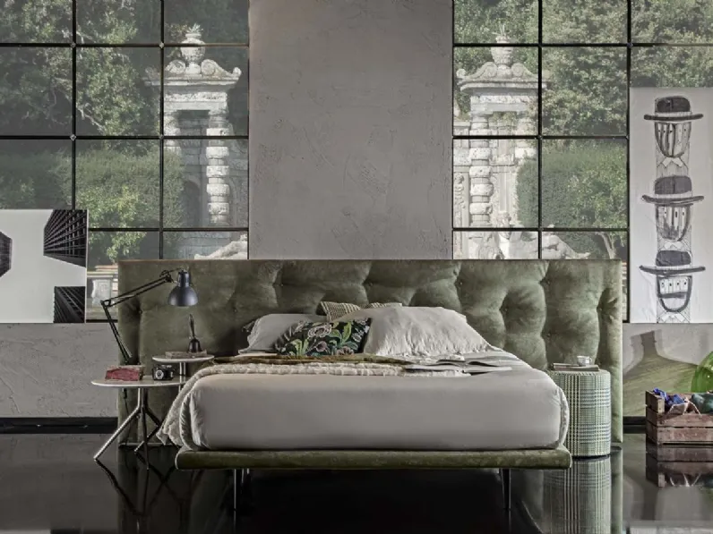 Letto con ampia testiera Embers di Flexstyle