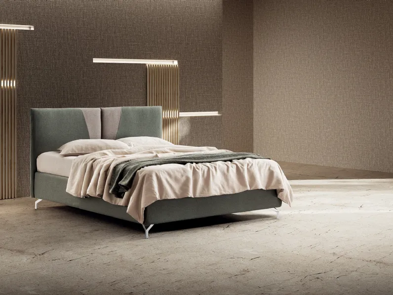 Letto imbottito Emilia di Stilfar Italia