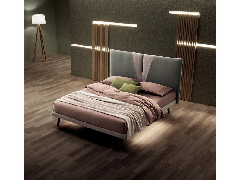 Letto imbottito Emilia di Stilfar Italia