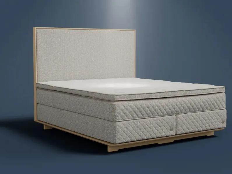 Letto in tessuto imbottito Essence di Duxiana