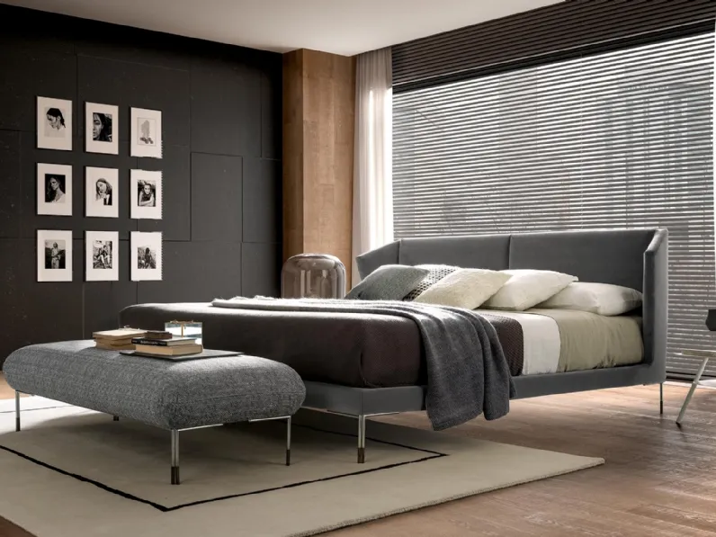 Letto matrimoniale in pelle Fabula di DHome