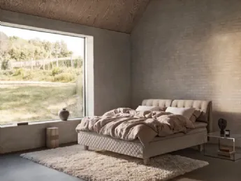 Letto con testiera Faruk di Duxiana