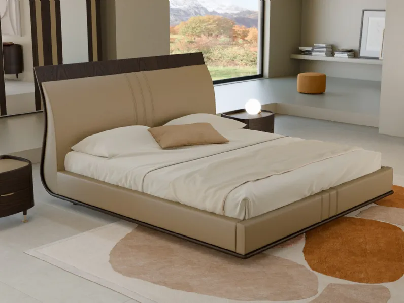 Letto con testiera Fred di Fazzini