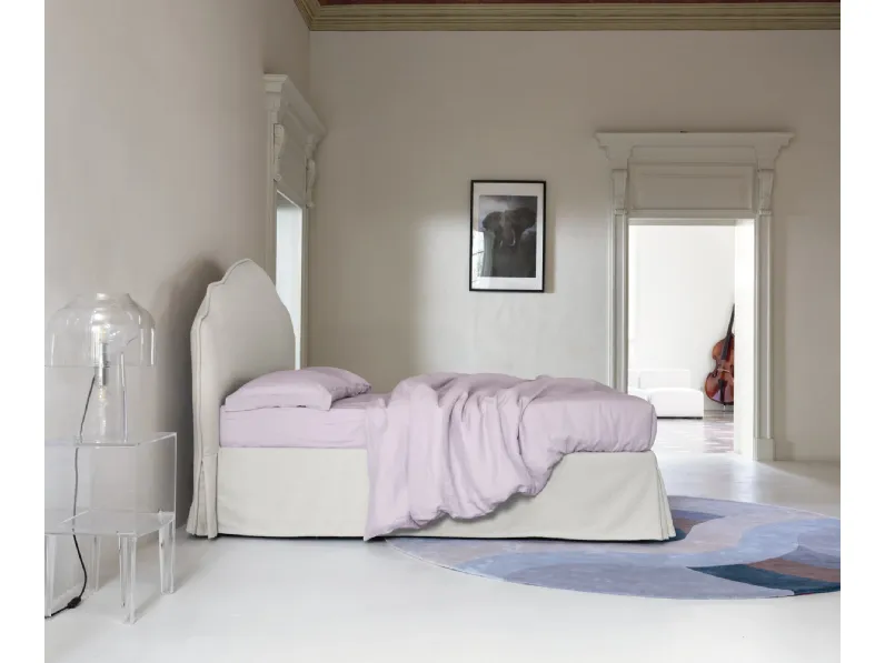 Letto con testiera Fiordaliso di Noctis
